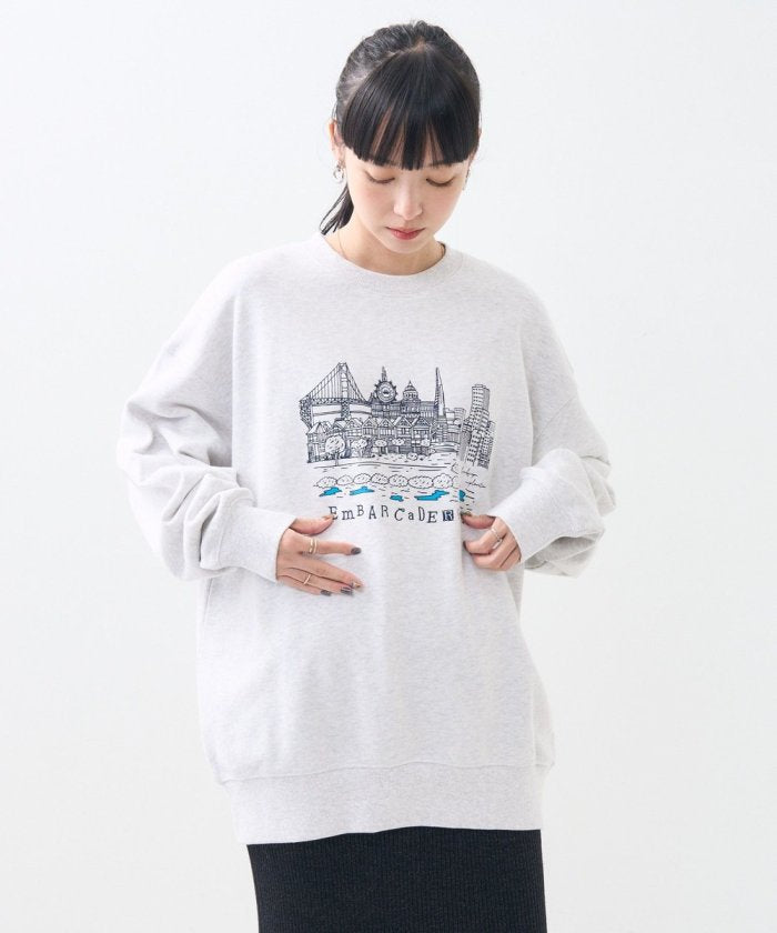 City View 刺繡Logo 套頭衛衣