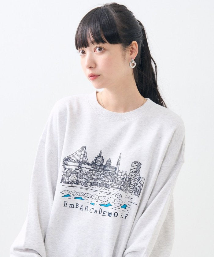 City View 刺繡Logo 套頭衛衣