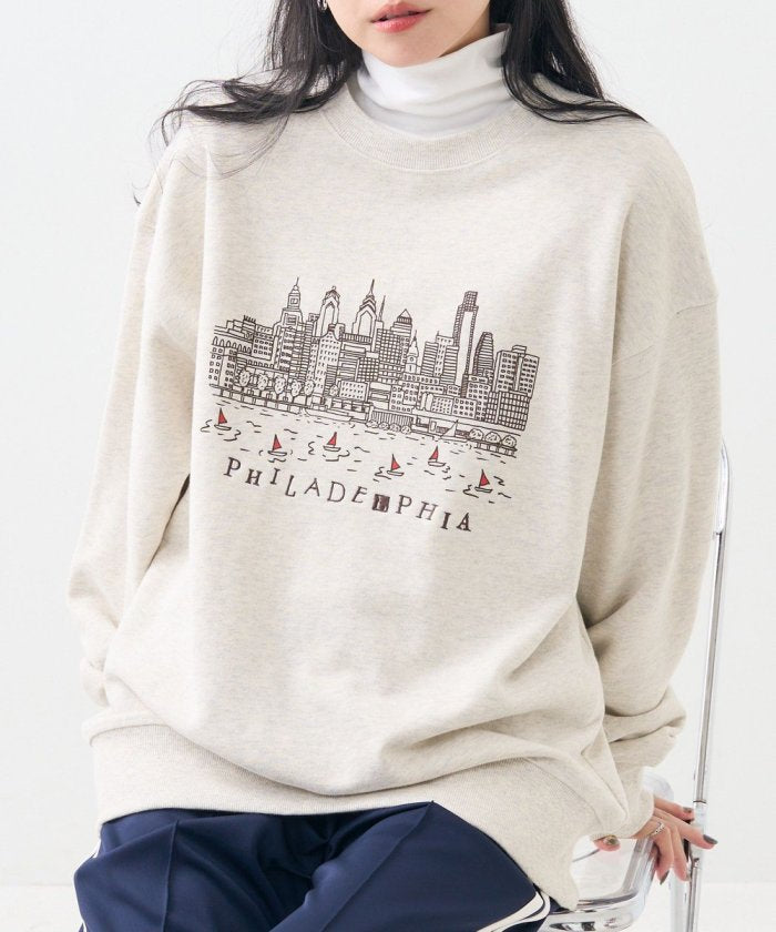 City View 刺繡Logo 套頭衛衣