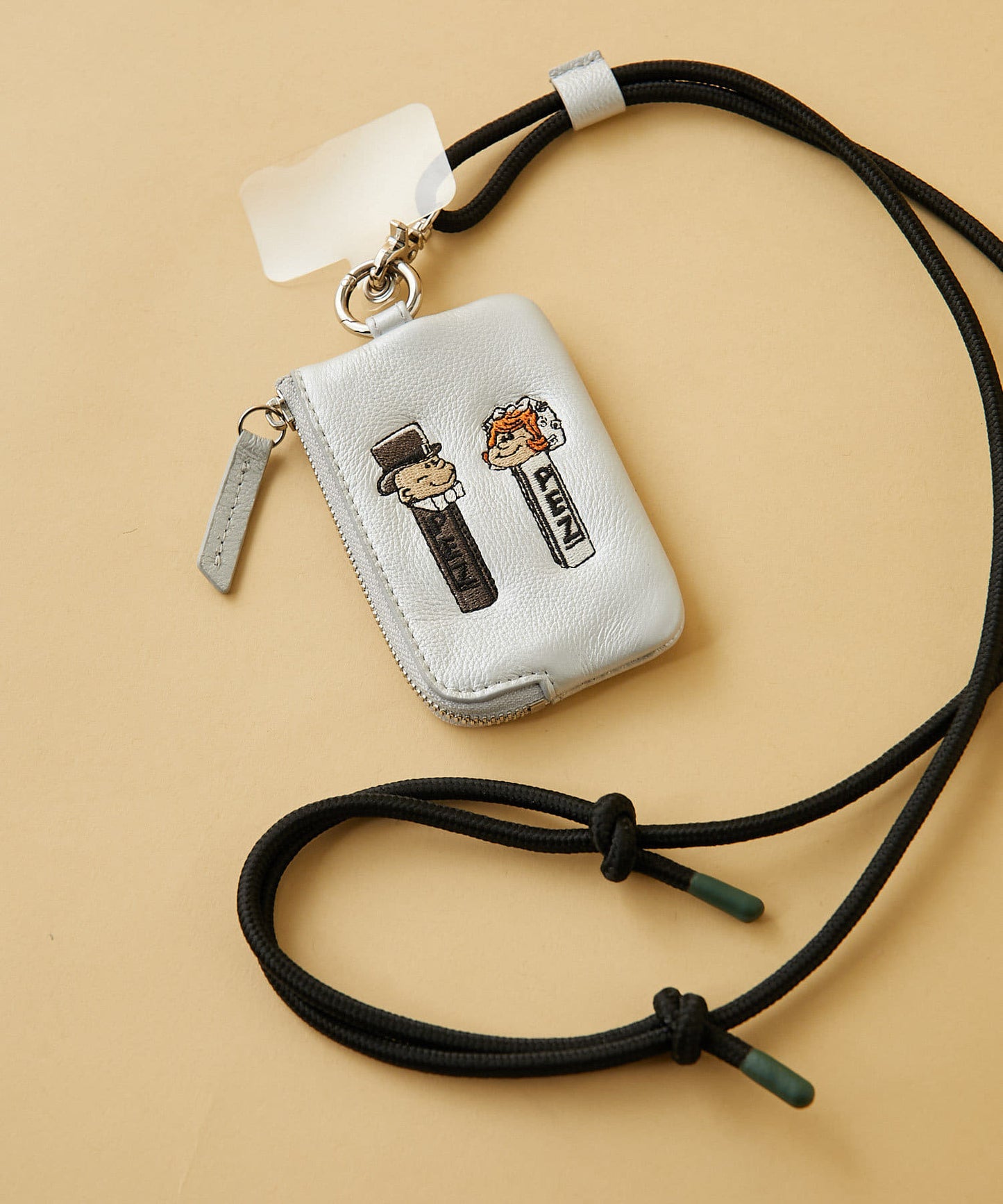 【PEZ(佩茲) ×ear】有・牛皮手機掛繩肩帶
