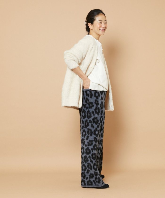 針織提花褲子
