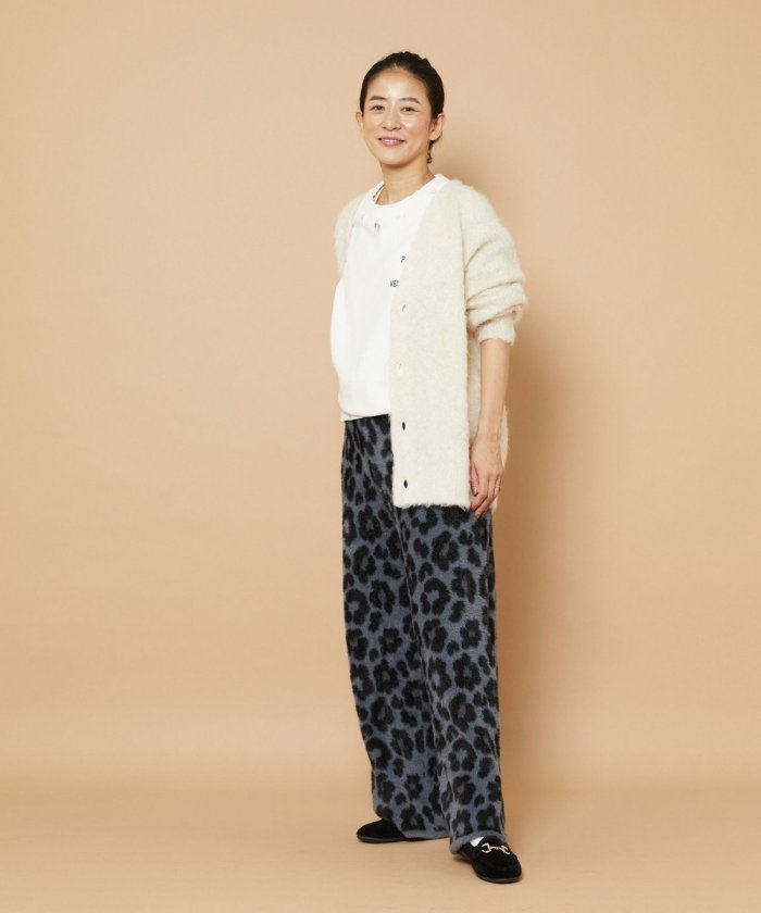 針織提花褲子