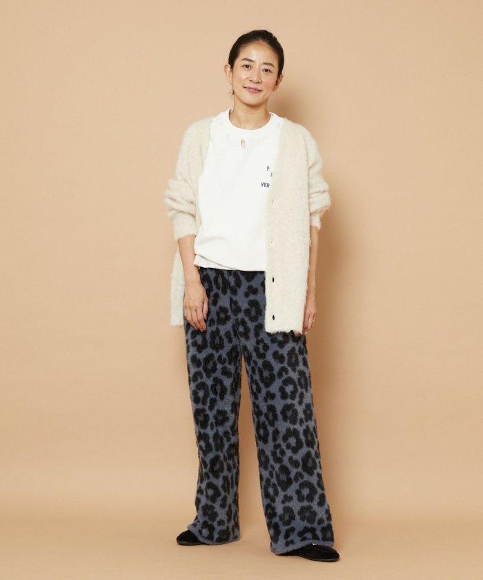 針織提花褲子