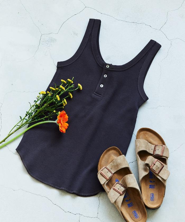 華夫格紋雙面穿背心