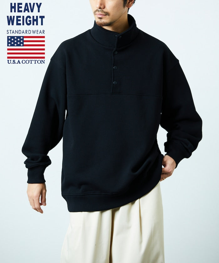 15盎司重量 半拉鍊運動衫 美國棉料