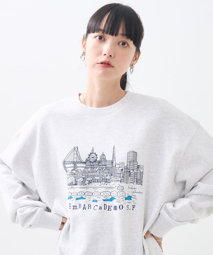 City View 刺繡Logo 套頭衛衣