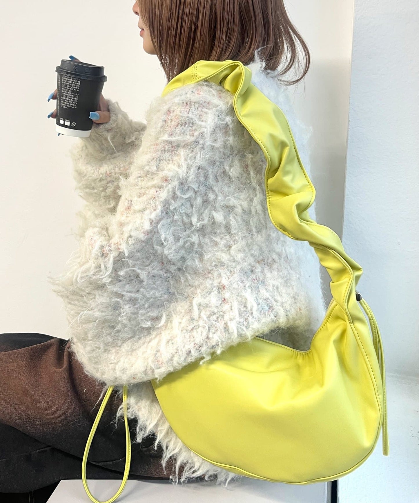 ギャザーショルダーBAG -> 褶皺肩揹包