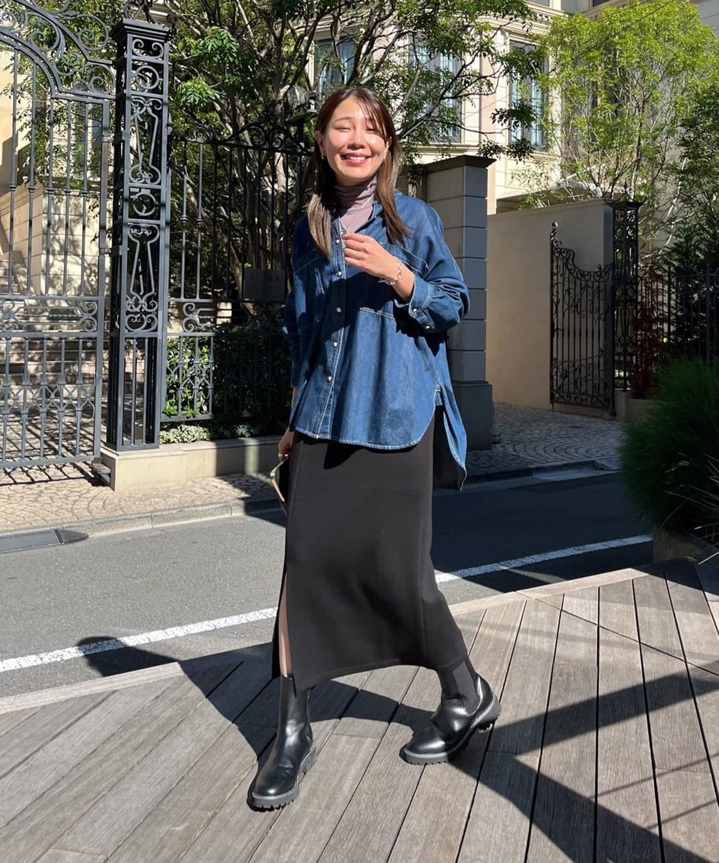 【美型高顏值單品】開叉紙板窄裙