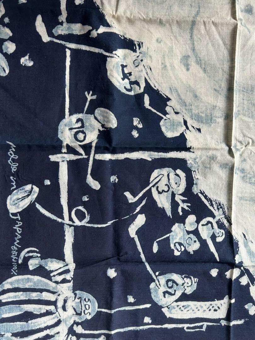 45R インディゴバンダナ (新品、未使用)