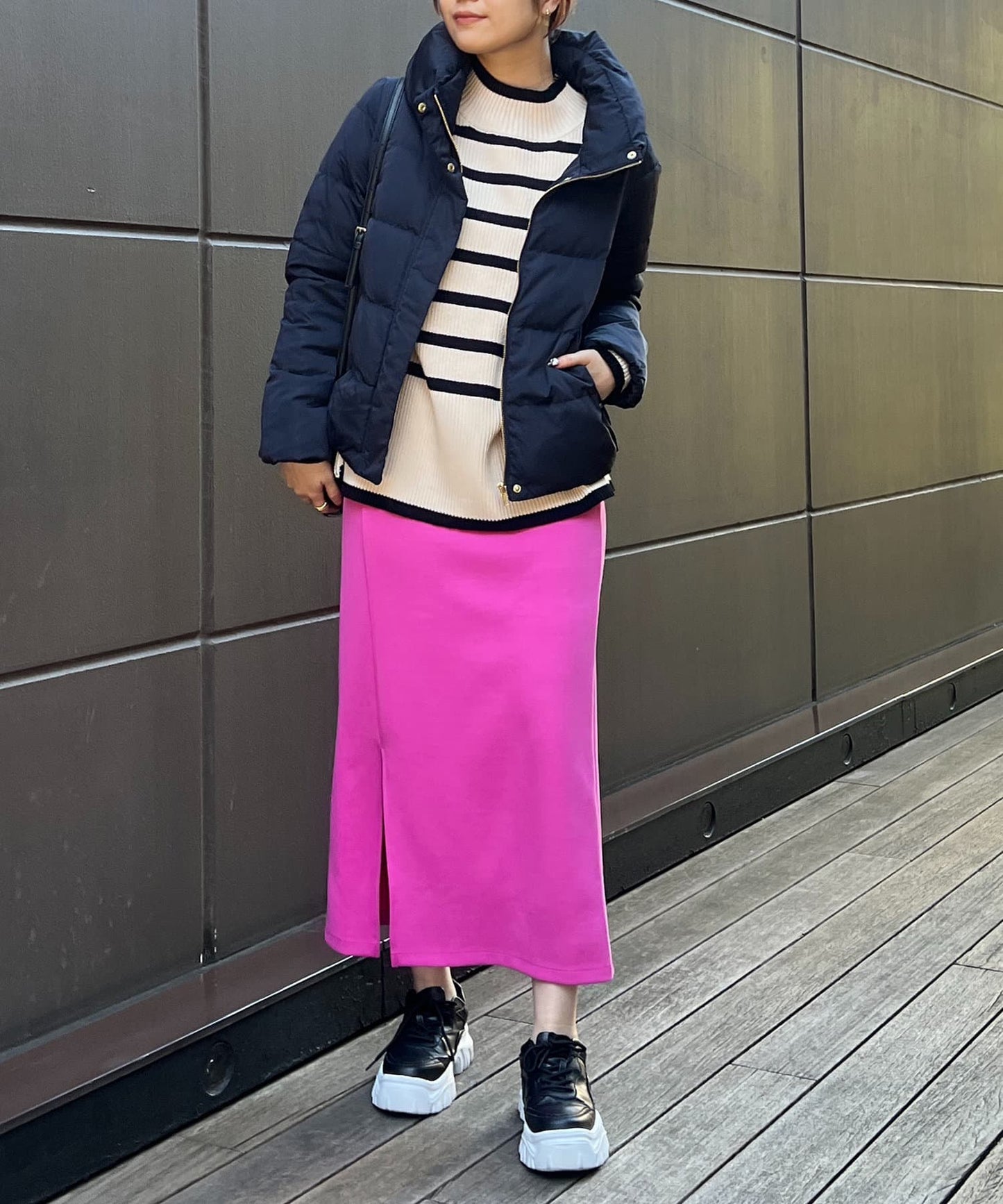 【美型高顏值單品】開叉紙板窄裙