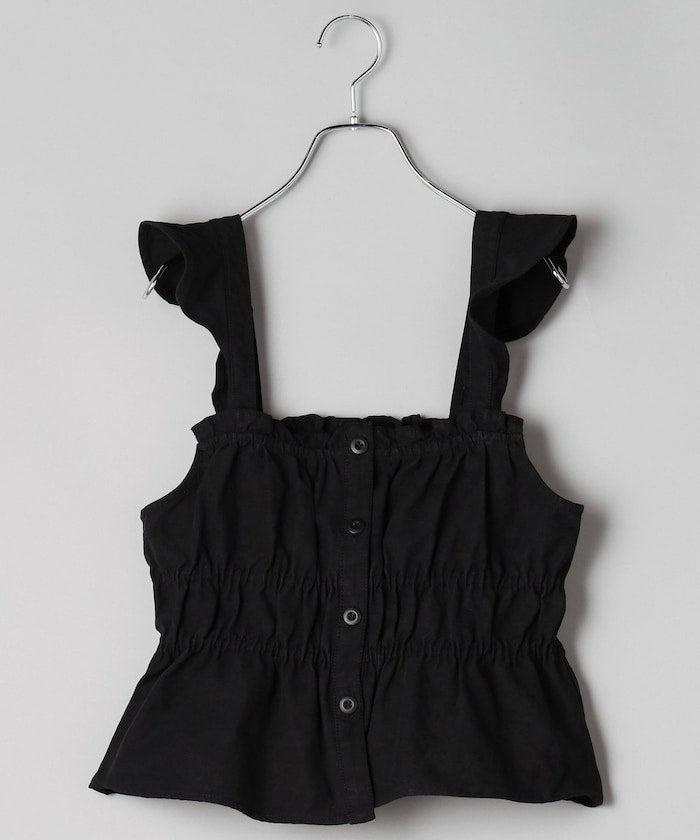 軍事風格繡花背心