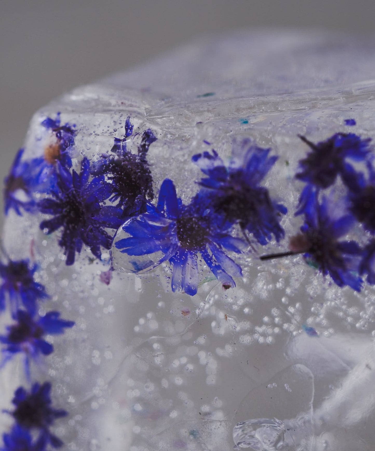 透明花蠟燭