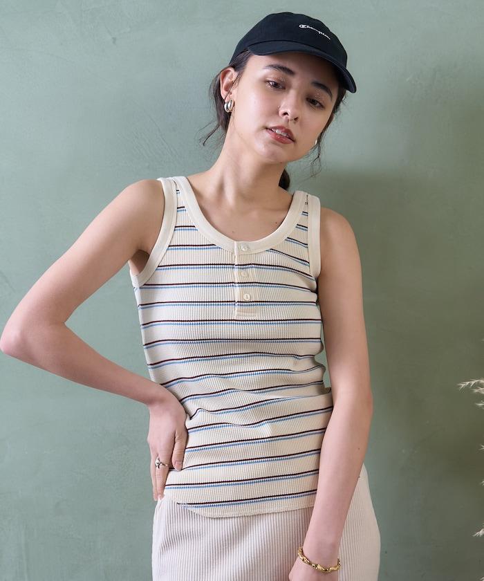 華夫格紋雙面穿背心