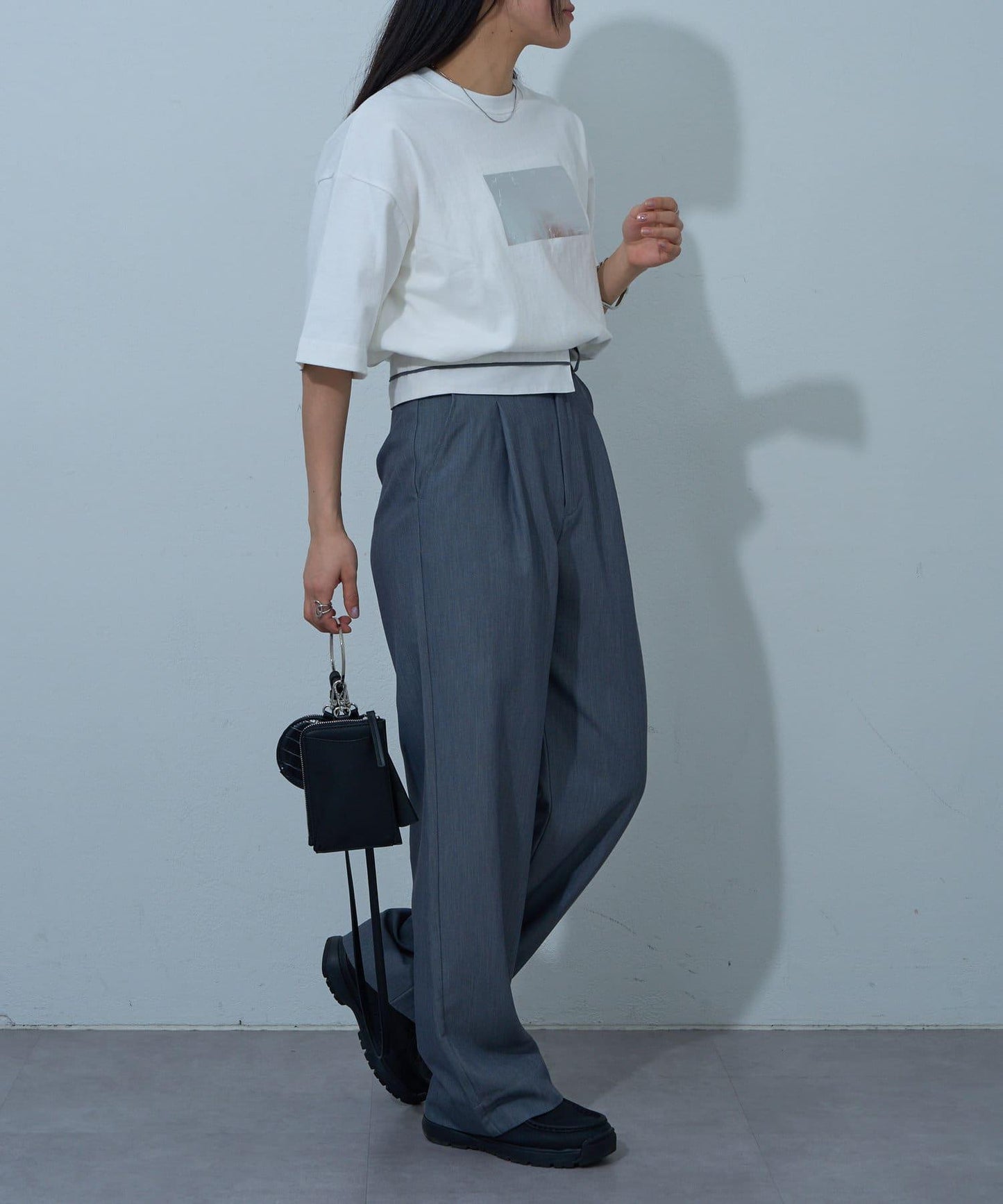 12/天竺箔印花T恤