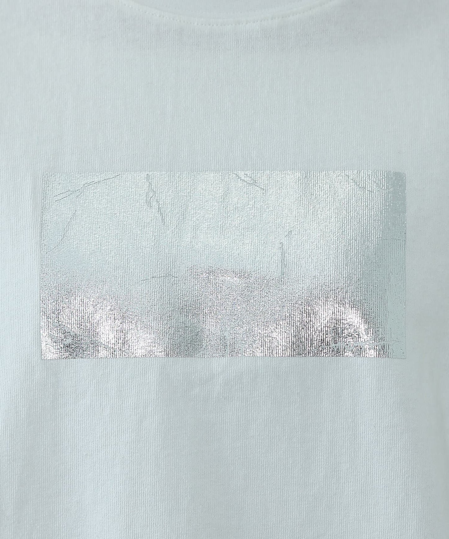 12/天竺箔印花T恤