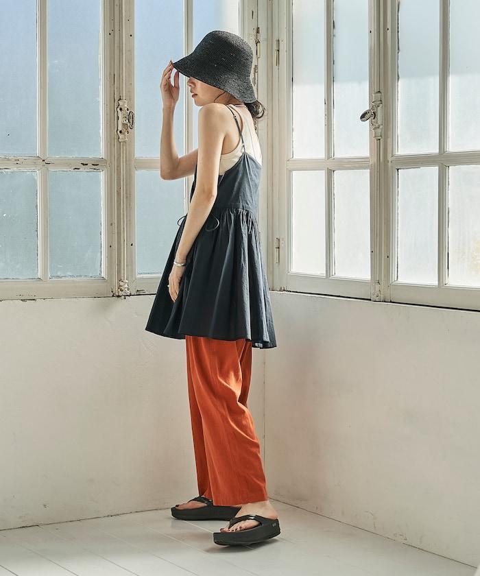 印度卡什米爾吊帶長款束腰襯衫