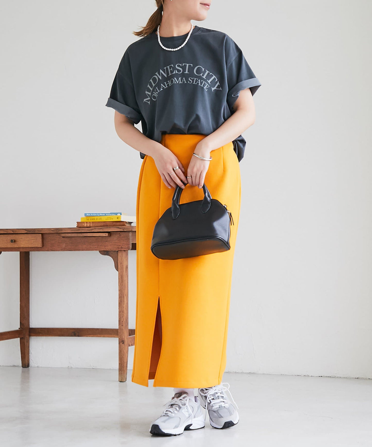 【美型高顏值單品】開叉紙板窄裙
