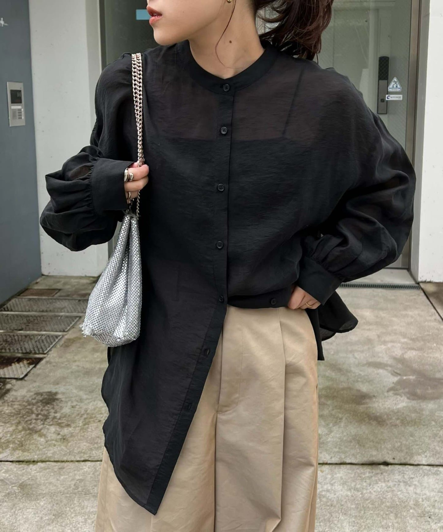 透明領帶襯衫