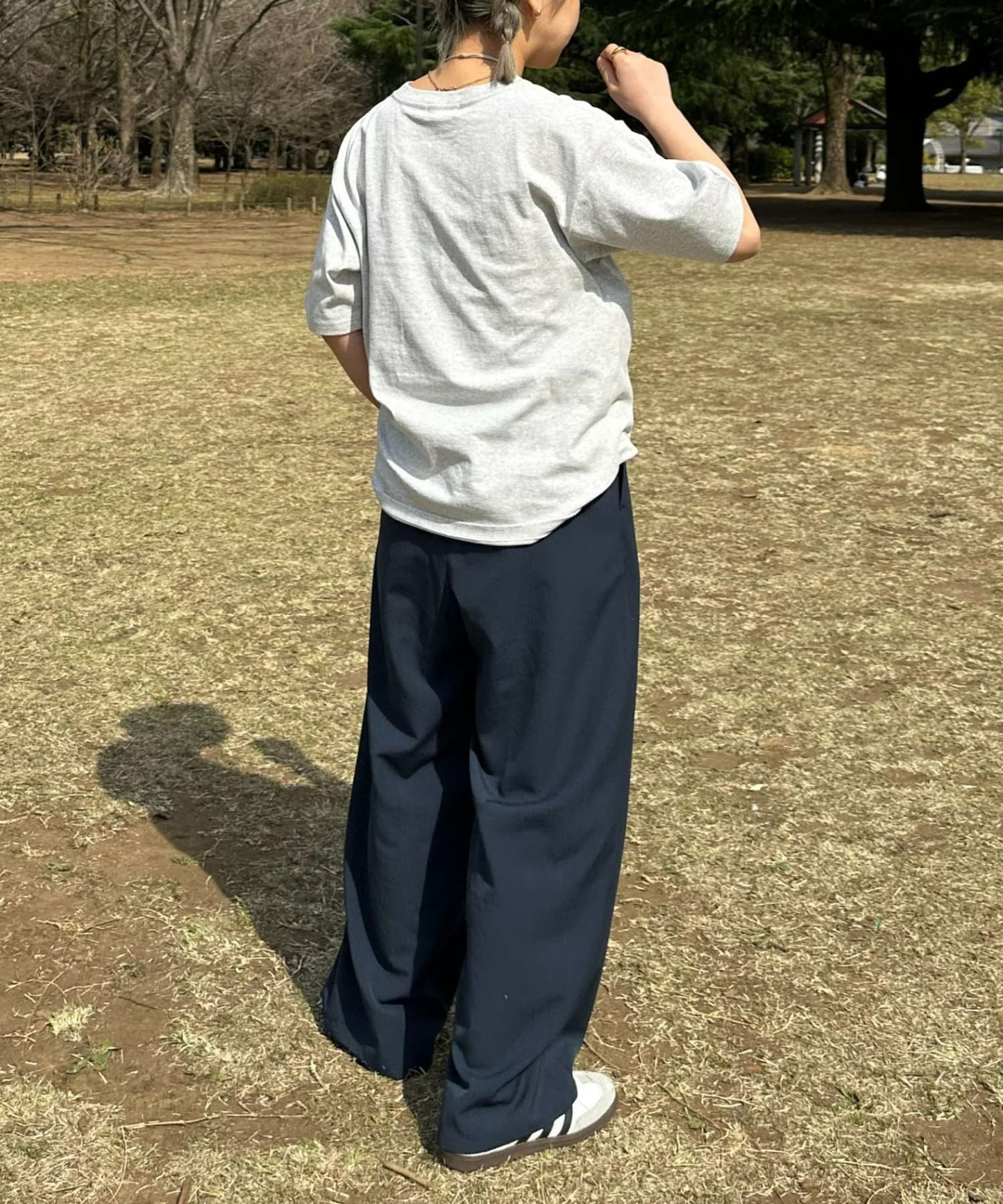 【UNISEX】信息印花短袖T恤