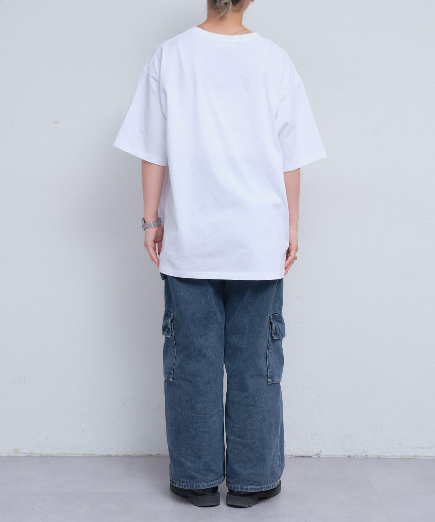【UNISEX】信息印花短袖T恤