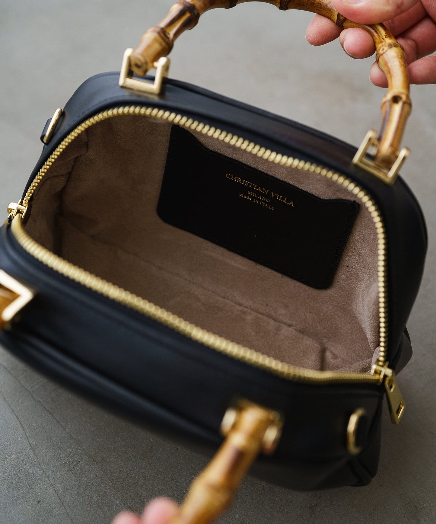 【CHRISTIAN VILLA/克里斯汀 維拉】迷你竹編包