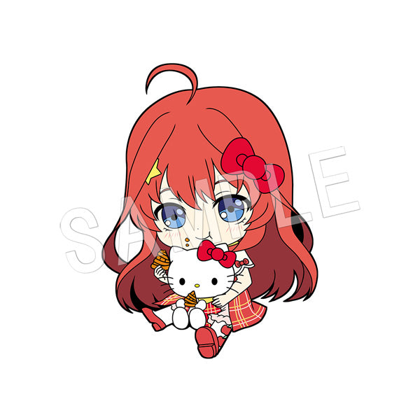 《五等分的新娘》×《三麗歐》- 平面女孩交易橡膠掛繩【全套裝盒】