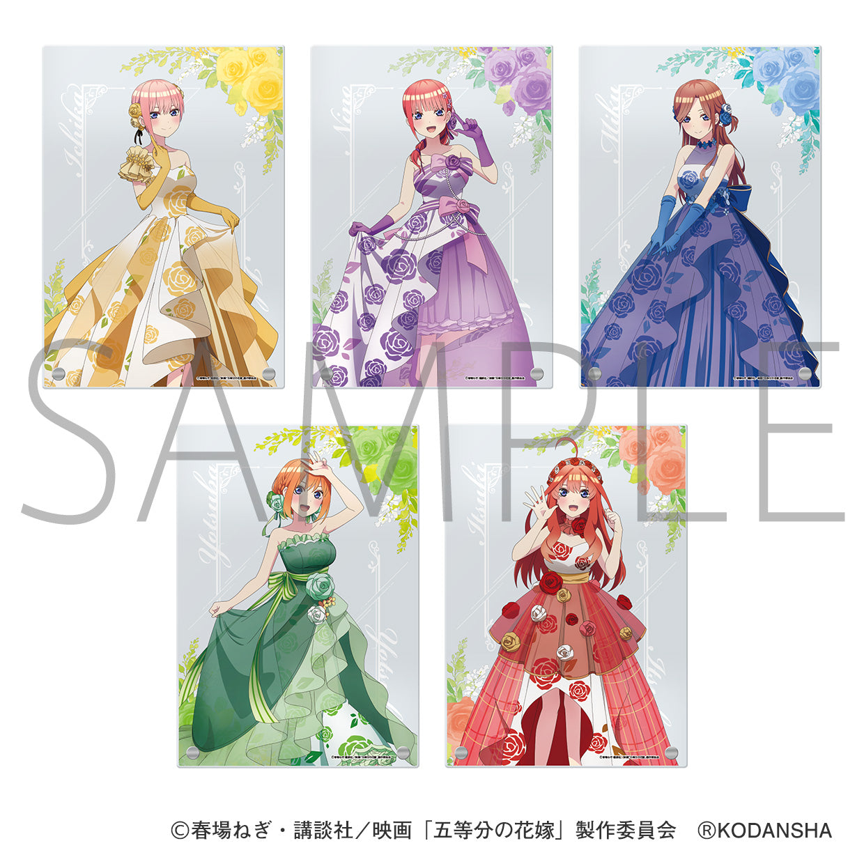 電影 《五等分的新娘》-婚禮用 亞克力面板 中野二乃