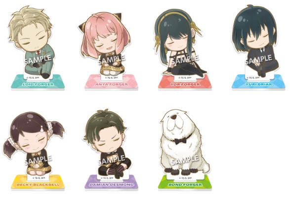 《間諜過家家》肩章交易亞克力展示架 1盒