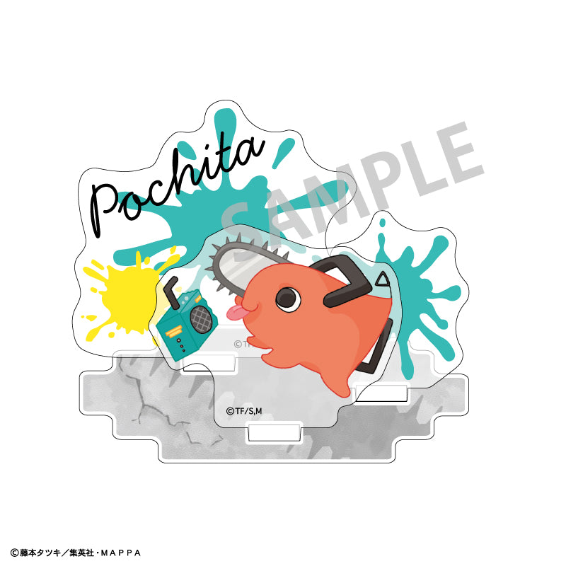 《電鋸人》亞克力立牌_Pochita/享受音樂