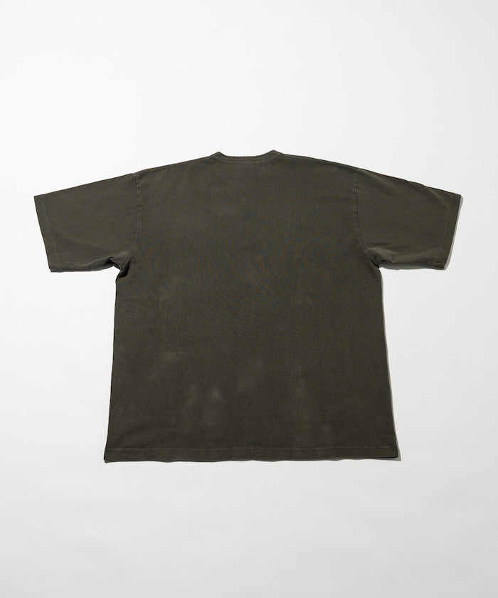 10.5盎司 重量無側縫 圓領 顏料T恤 美國棉