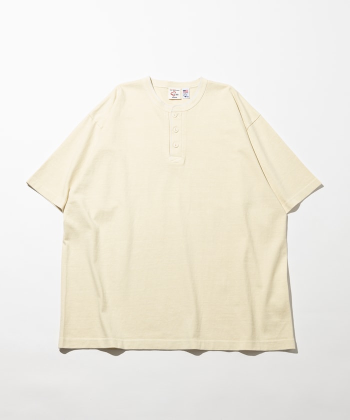 10.5盎司 重量無側縫 圓領 顏料T恤 美國棉