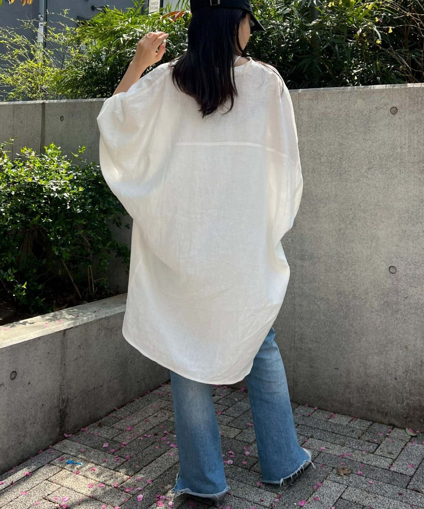 【體型遮蓋】亞麻粘膠多爾曼襯衫