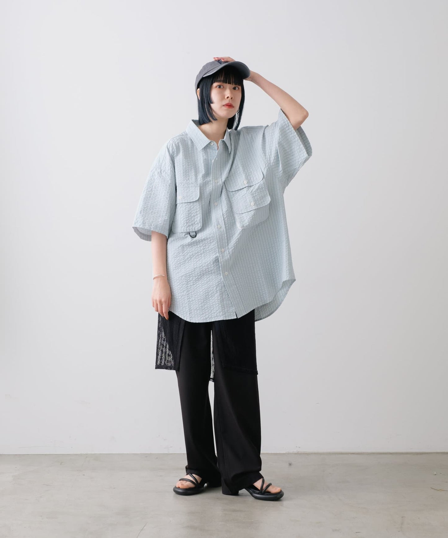 【WHIMSIC】短袖釣魚襯衫