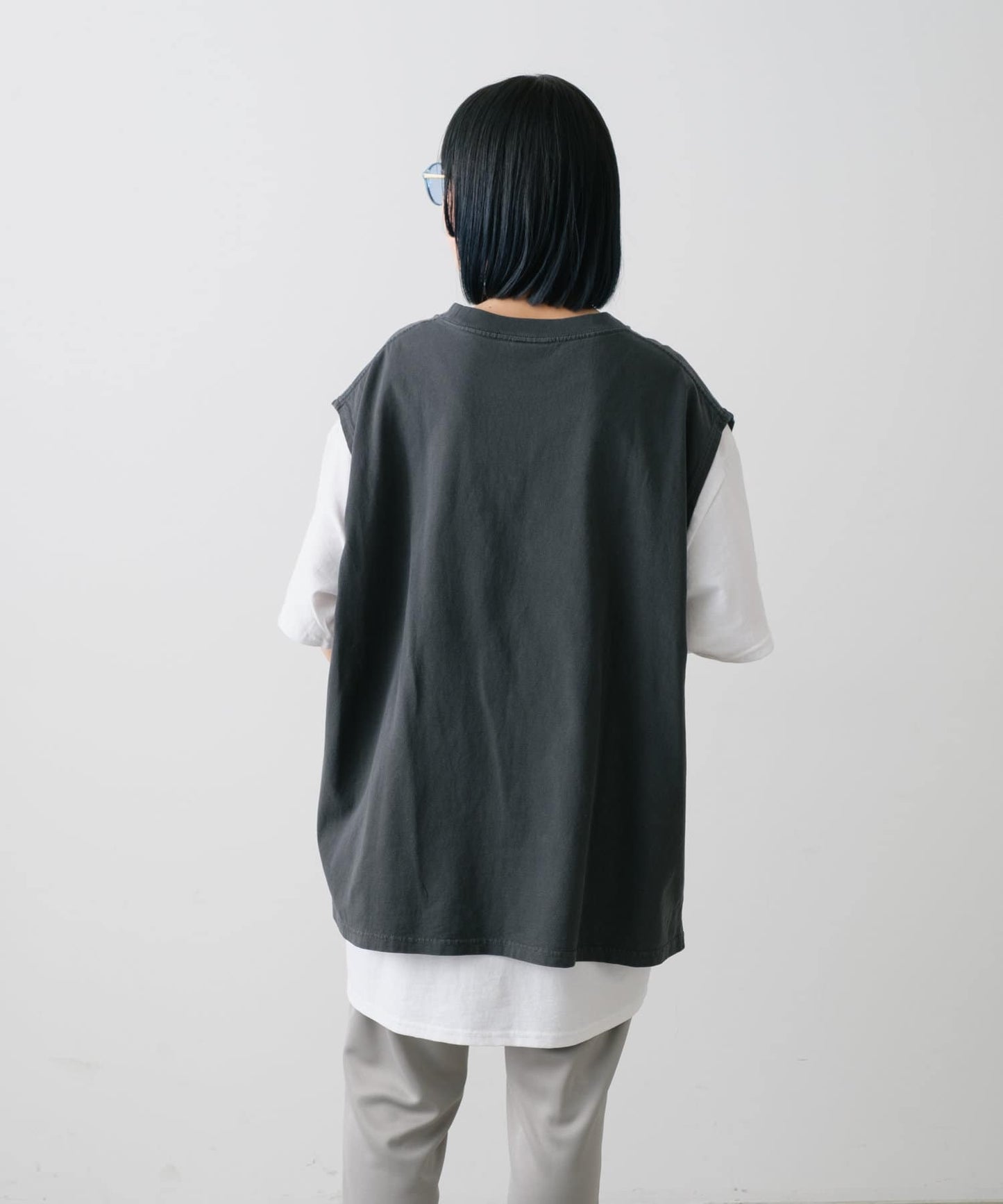【WHIMSIC】顏料染無袖T恤