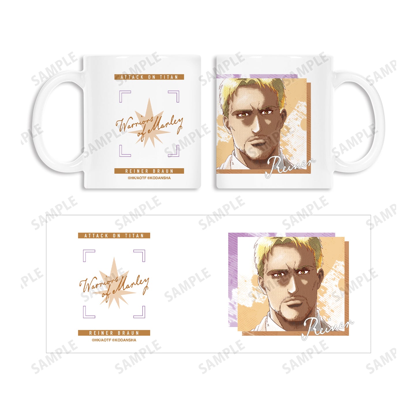 《進擊的巨人》-雷納 Ani-Art 水漾系列 馬克杯