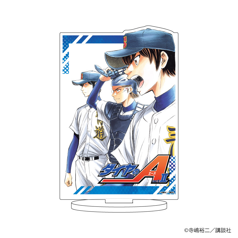 《鑽石王牌 actⅡ》_角色亞克力手辦11/沢村栄純&降谷暁&御幸一也(官方插圖)