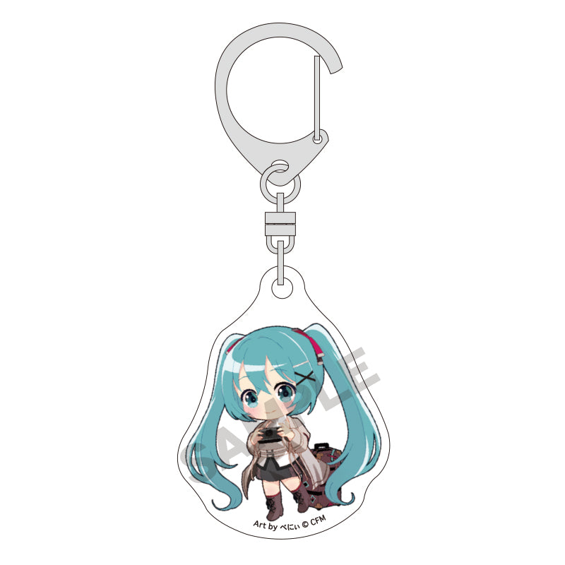 《初音未來》迷你亞克力鑰匙扣 紅色