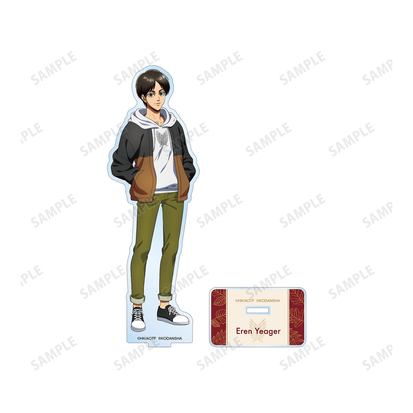 《進擊的巨人》- 描繪新作插圖 艾倫 相似造型版 大號亞克力立牌