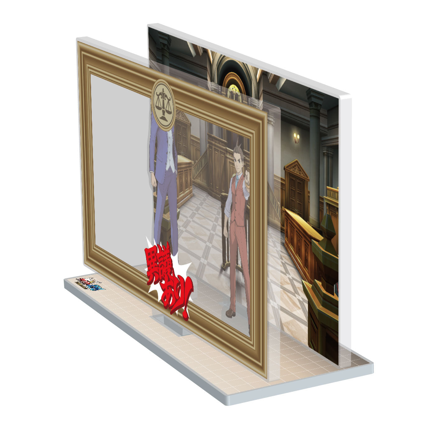 《逆轉裁判》456 王泥喜精選_場景亞克力立牌