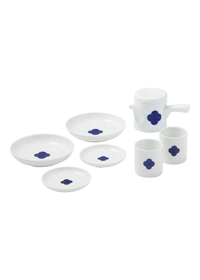 【柳宗理】和食器・茶器套裝 染付紋・渦