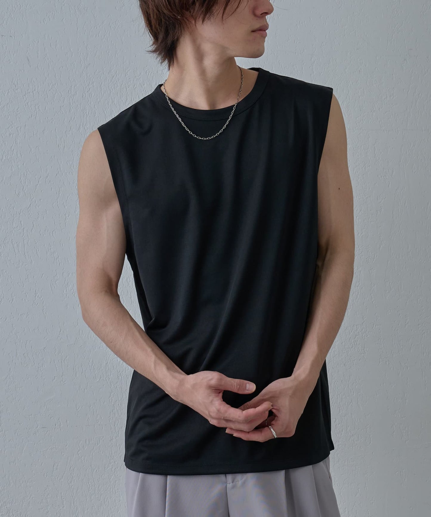 【G.Y.M】運動風針織無袖T