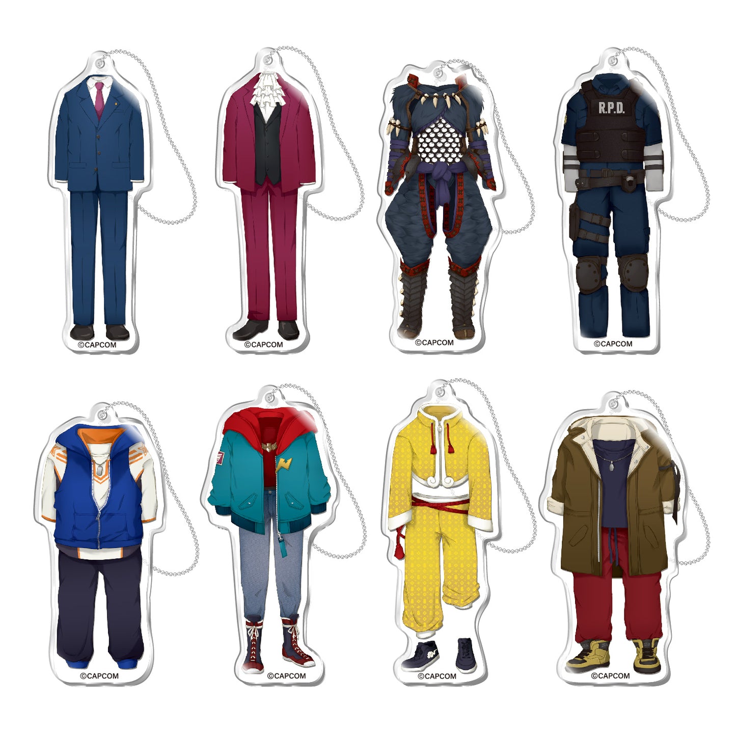 《逆轉裁判》衣服亞克力鑰匙扣 成步堂 龍一