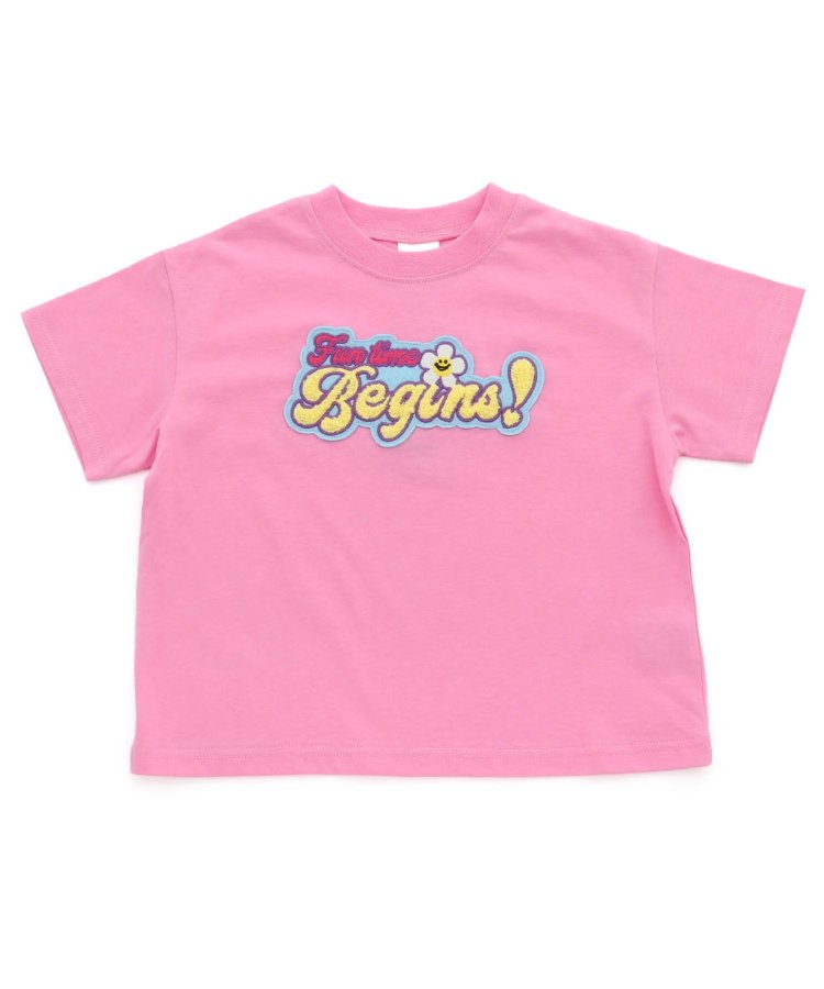 【連衣裙】Logo圖案刺繡T恤部分網絡限定尺碼