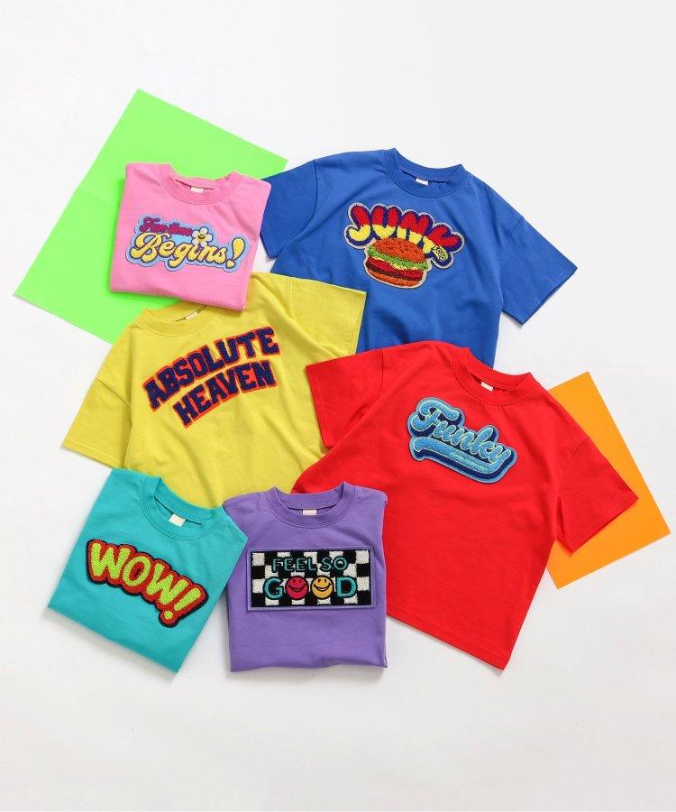 【連衣裙】Logo圖案刺繡T恤部分網絡限定尺碼