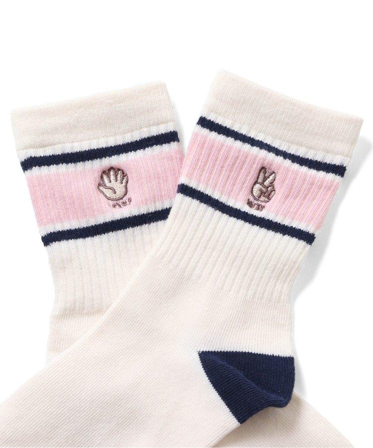 3P套裝 單點圖案刺繡襪子