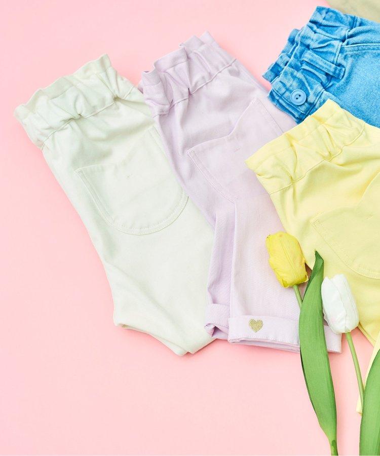 鬱金香口袋緊身褲 十分褲長