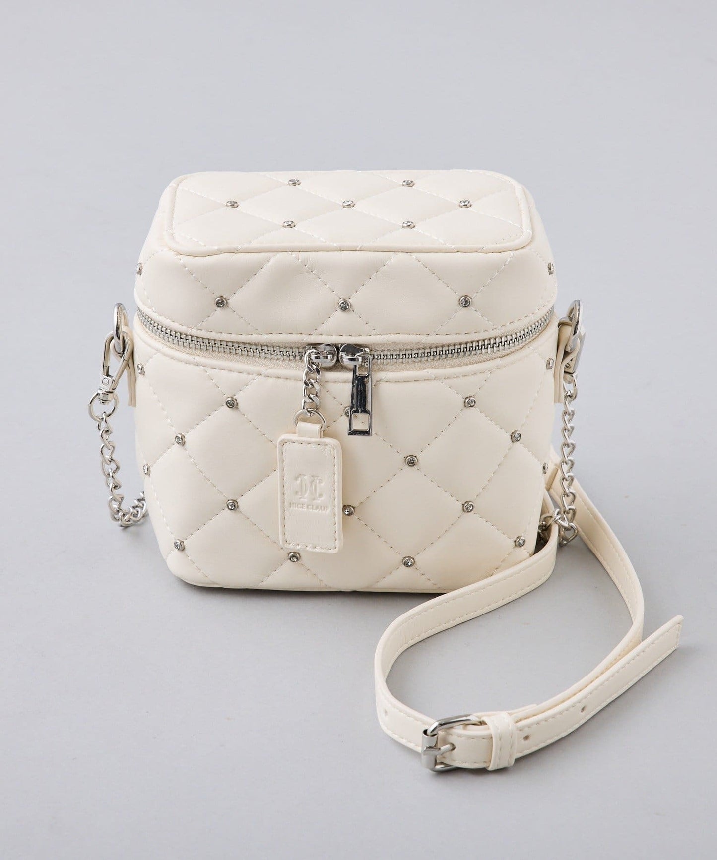 格紋化妝包肩揹包/限定商品