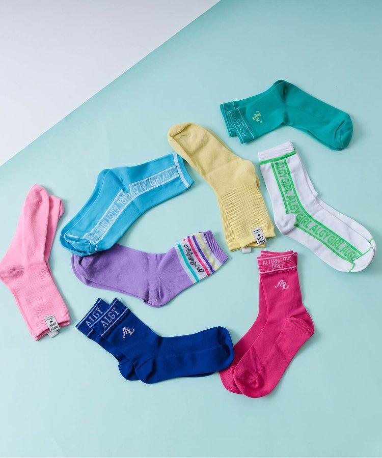 3P對象 縱橫交錯透明踝襪