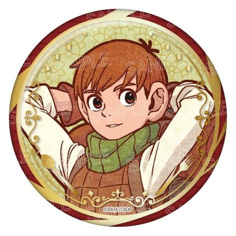 《迷宮飯》_復古系列 銀箔壓制罐章 赤紅色