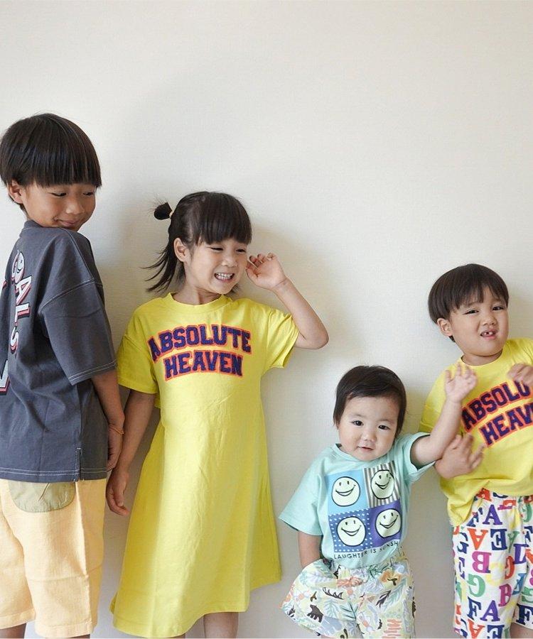【連衣裙】Logo圖案刺繡T恤部分網絡限定尺碼